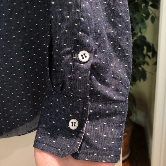 Under Skies Polka Dot Button Down - Picture 3 of 9